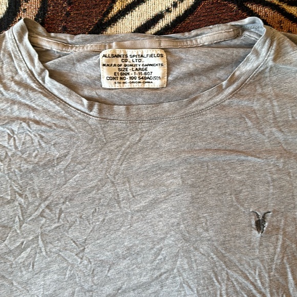 Grey All Saints tee - Picture 1 of 2